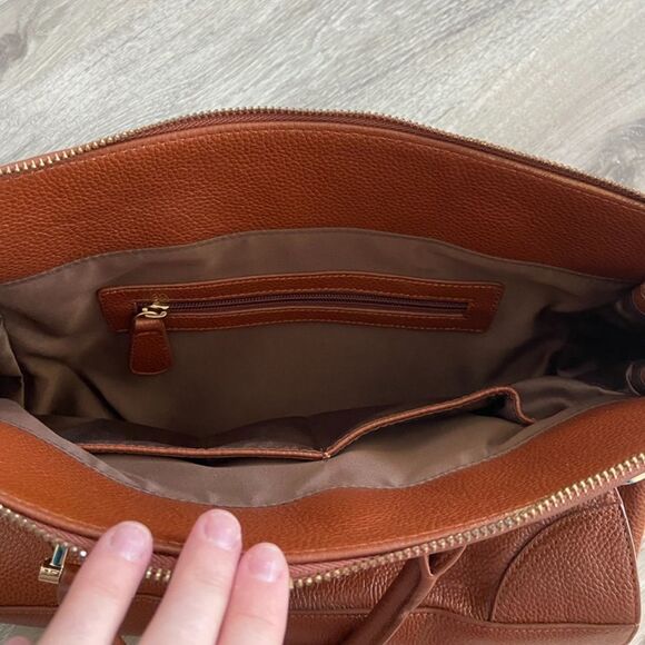 Designer Bunny Up Genuine Leather Love Brown Handbag *RARE** - Picture 4 of 6